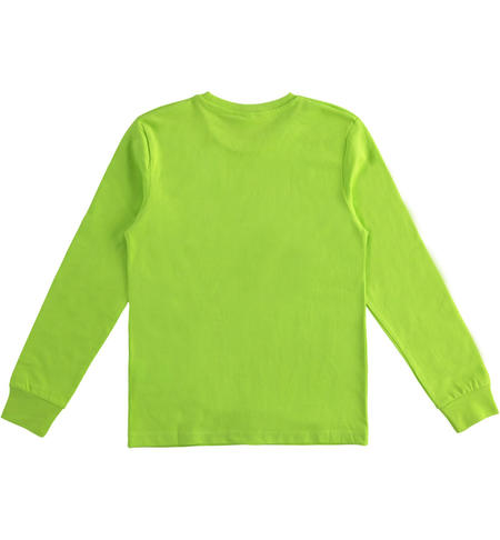 Crewneck boy sweater from 8 to 16 years old iDO VERDE-5132