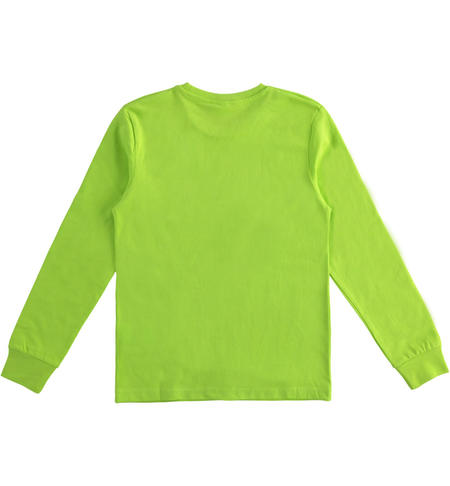 Maglia ragazzo girocollo - da 8 a 16 anni iDO VERDE-5132