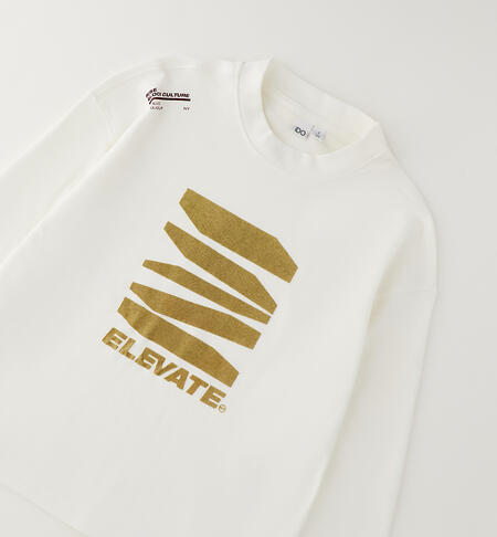 Maglia ragazzo iDO 100% cotone PANNA-0112