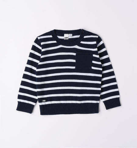 iDO striped jumper for boys from 9 months to 8 years NAVY-3854