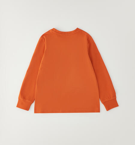 Maglietta 100% cotone bambino ARANCIO-1828
