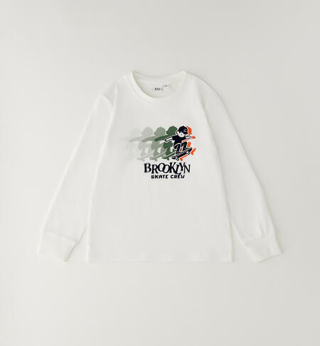 100% cotton children's T-shirt CREAM