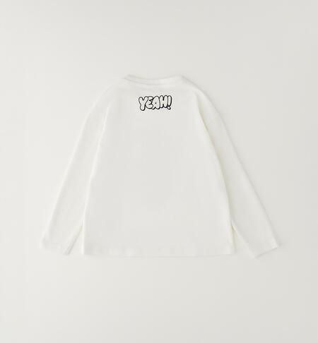 Maglietta 100% cotone bambino PANNA-0112