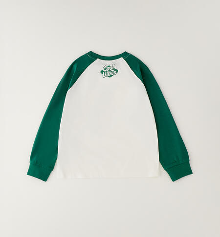 Maglietta 100% cotone bambino PANNA-0112