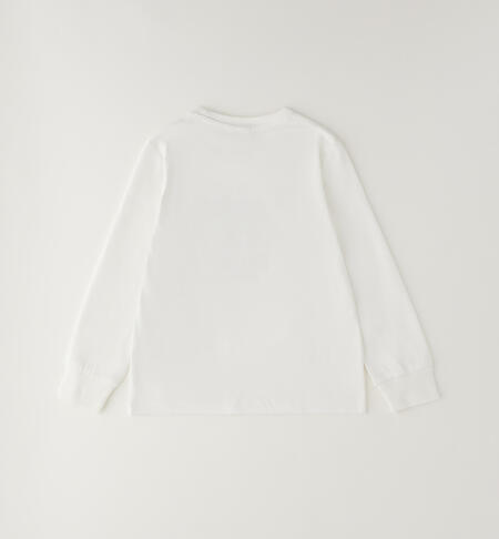 Maglietta 100% cotone bambino PANNA-0112