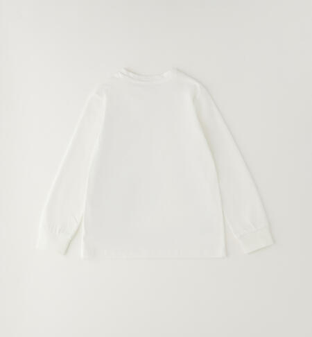 Maglietta 100% cotone bambino PANNA-0112
