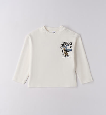 Maglietta 100% cotone iDO PANNA