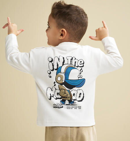 Maglietta 100% cotone iDO PANNA