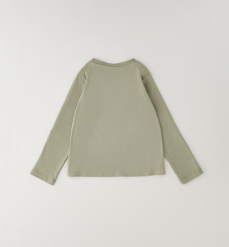 Maglietta bambina 100% cotone POWDER GREEN -5552
