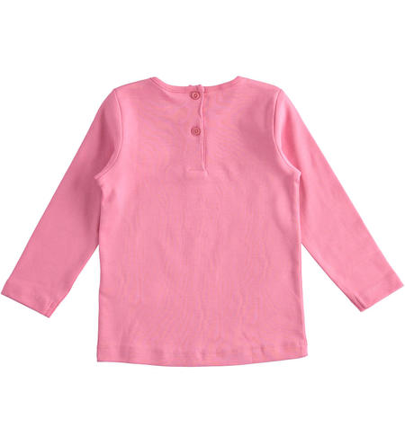 Girls¿ t-shirt with glitters from 9 months to 8 years iDO FUCSIA-2425