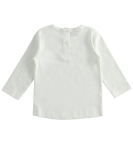 Girls¿ t-shirt with glitters from 9 months to 8 years iDO PANNA-0112