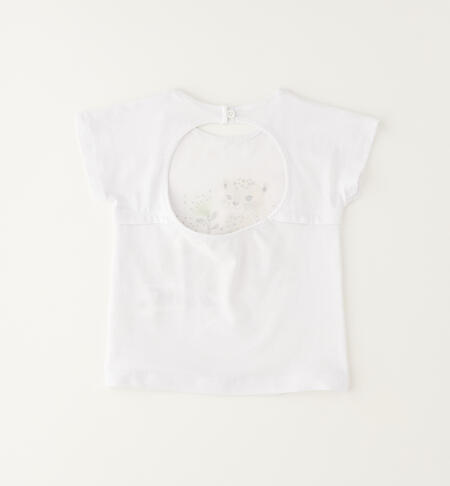 iDO girls' T-shirt BIANCO-0113