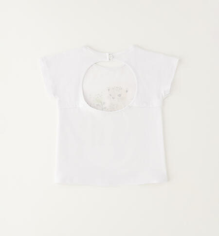 iDO girls' T-shirt BIANCO-0113