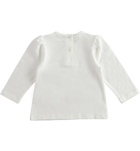 Stretch jersey little t-shirt for girls from 9 months to 8 years iDO PANNA-0112