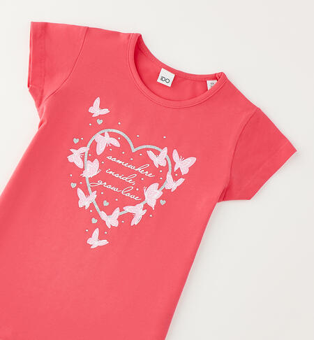Maglietta bambina manica corta CORALLO-2344