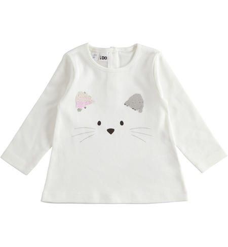 Girl¿s long sleeved T-shirt from 12 months to 8 years iDO PANNA-0112