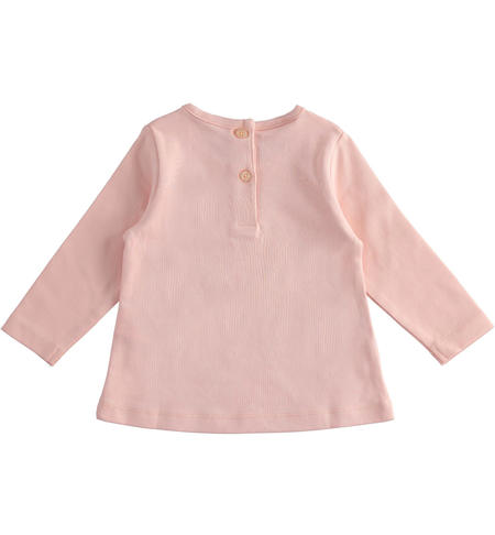Long sleeved t-shirt for girls from 9 months to 8 years iDO ROSA-2513