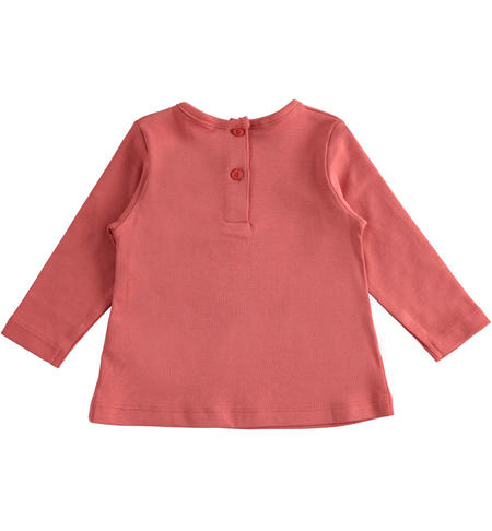 Maglietta bambina manica lunga - da 12 mesi a 8 anni iDO SLATE ROSE-2527