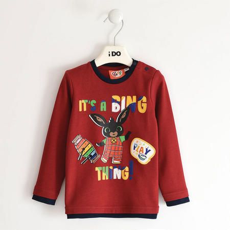 Maglietta bambino capsule Bing - da 12 mesi a 6 anni iDO ROSSO-2536