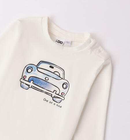 iDO toy car T-shirt for boys from 9 months to 8 years PANNA-0112