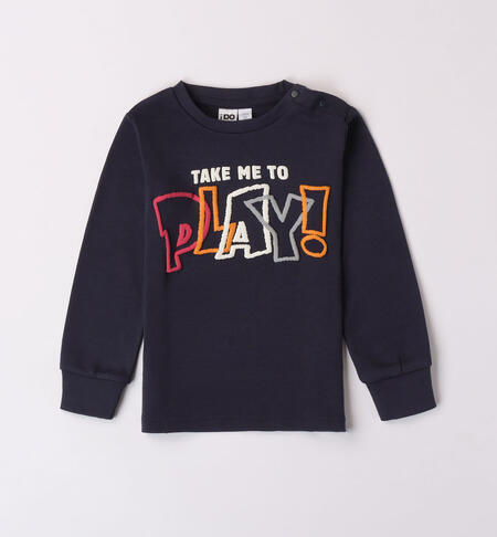 iDO T-shirt with colourful print for boys aged 9 months to 8 years NAVY-3885