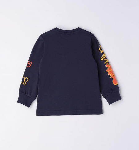 iDO T-shirt with pocket for boys from 9 months to 8 years NAVY-3854