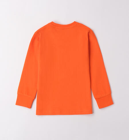 Maglietta bambino cotone ARANCIO-1855
