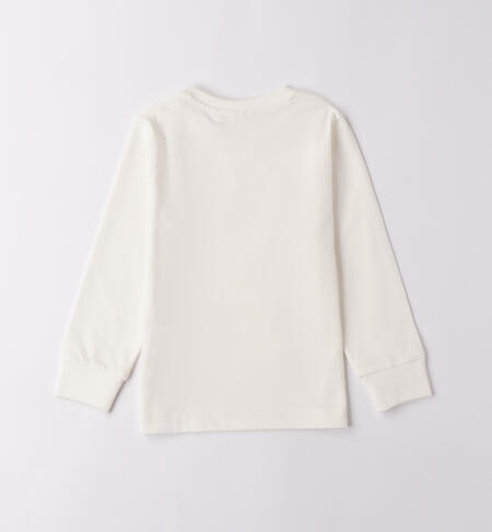 Maglietta bambino cotone PANNA-0112