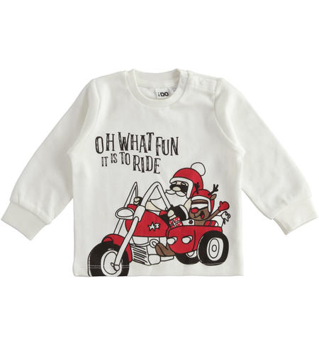 Crewneck boy T-shirt from 9 months to 8 years iDO PANNA-0112