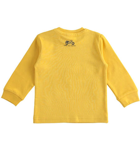 Cotton t-shirt for boys from 9 month to 8 years iDO GIALLO-1614