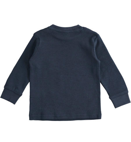 Cotton t-shirt for boys from 9 month to 8 years iDO NAVY-3885