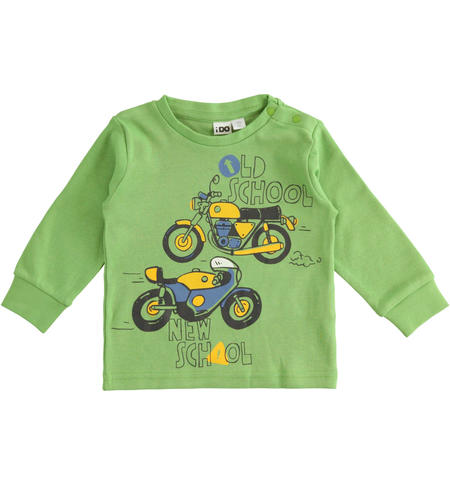 Cotton t-shirt for boys from 9 month to 8 years iDO VERDE-4932