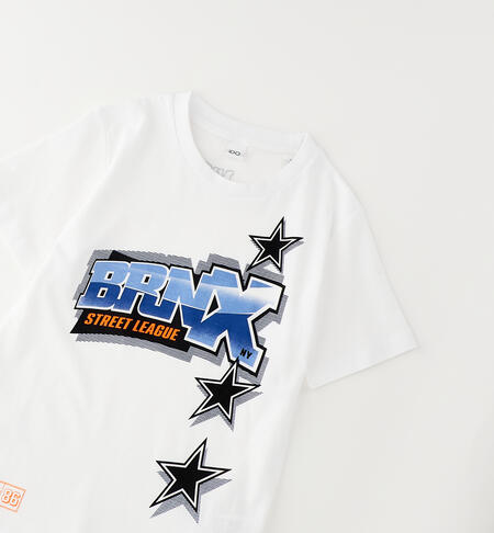 Maglietta bambino in cotone BIANCO-0113