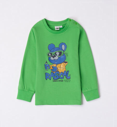 iDO urban T-shirt for boys aged 9 months to 8 years VERDE-5135