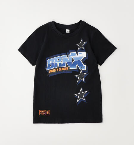 Maglietta bambino in cotone NERO-0658