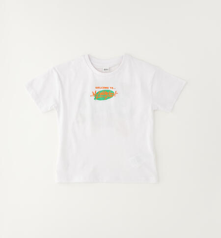Children's short-sleeved T-shirts WHITE