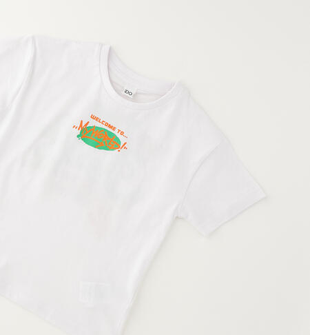 Children's short-sleeved T-shirts BIANCO-0113