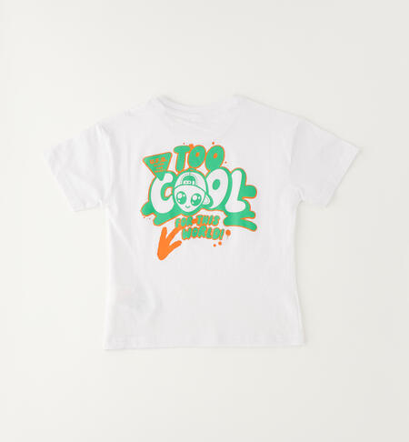 Children's short-sleeved T-shirts BIANCO-0113