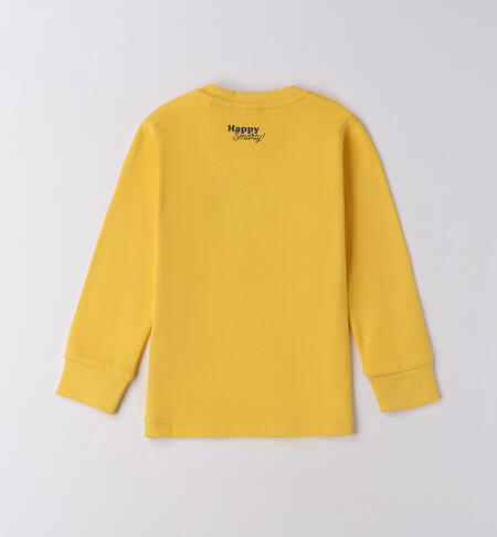 Maglietta bambino manica luga GIALLO-1441