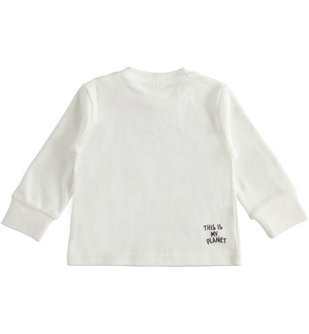 Maglietta bambino manica lunga - da 9 mesi a 8 anni iDO PANNA-0112