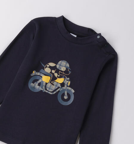 Maglietta bambino maniche lunghe NAVY-3885