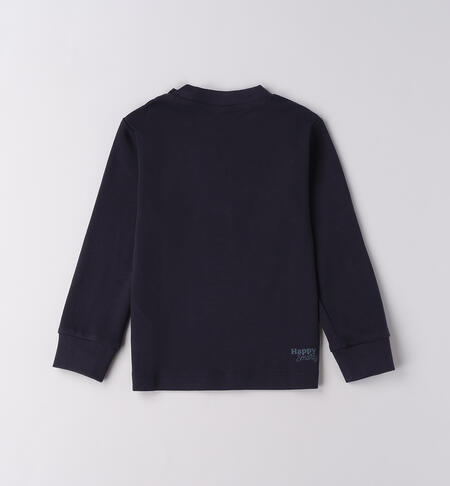 Maglietta bambino maniche lunghe NAVY-3885