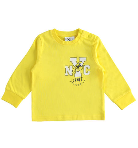 Maglietta bambino NYC - da 9 mesi a 8 anni iDO GIALLO-1444