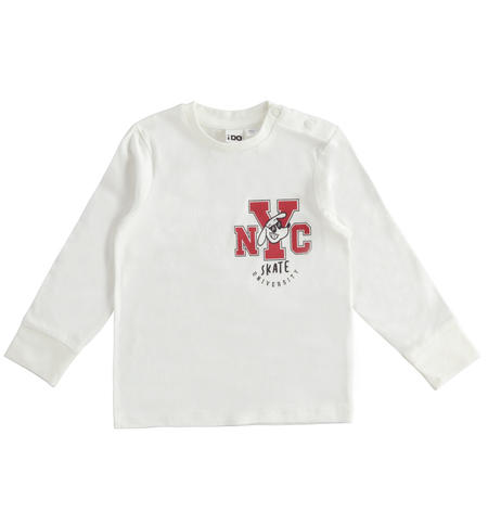 Maglietta bambino NYC - da 9 mesi a 8 anni iDO PANNA-0112