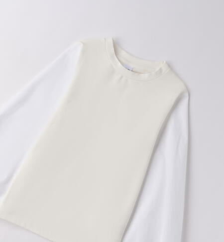 White T-shirt for girls PANNA-0112