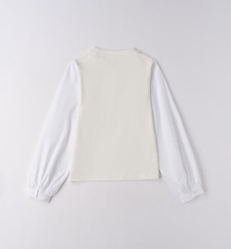White T-shirt for girls PANNA-0112