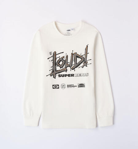 iDO white T-shirt for boys from 8 to 16 years PANNA-0112