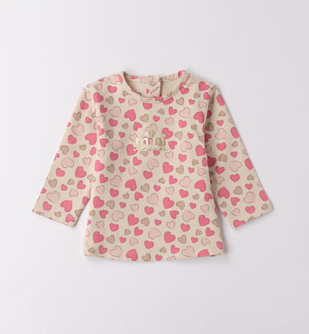 Maglietta bimba neonata ROSA