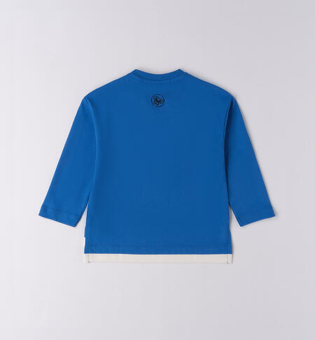 Maglietta cotone bambino TURCHESE-3743