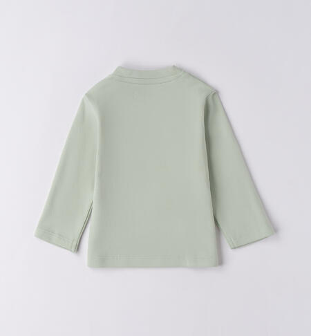 Maglietta cotone bimbo VERDE -4835